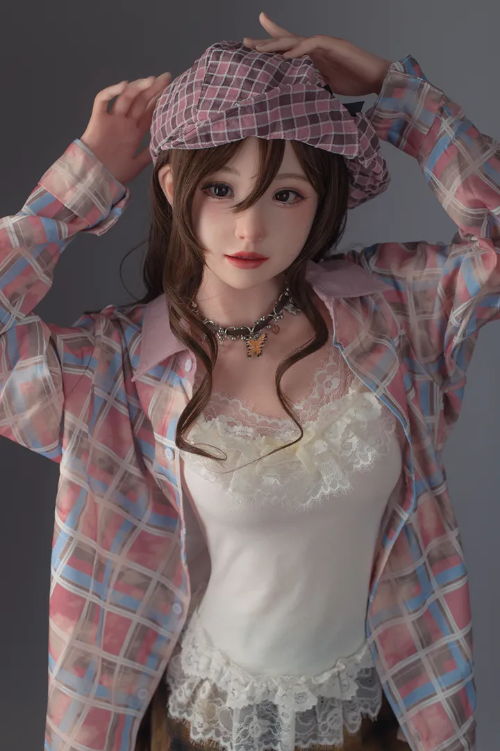 149cm (4ft11) Copa N/A Textura de piel real Silicona Muñeca sexual Rina, ROS Cabeza #112b